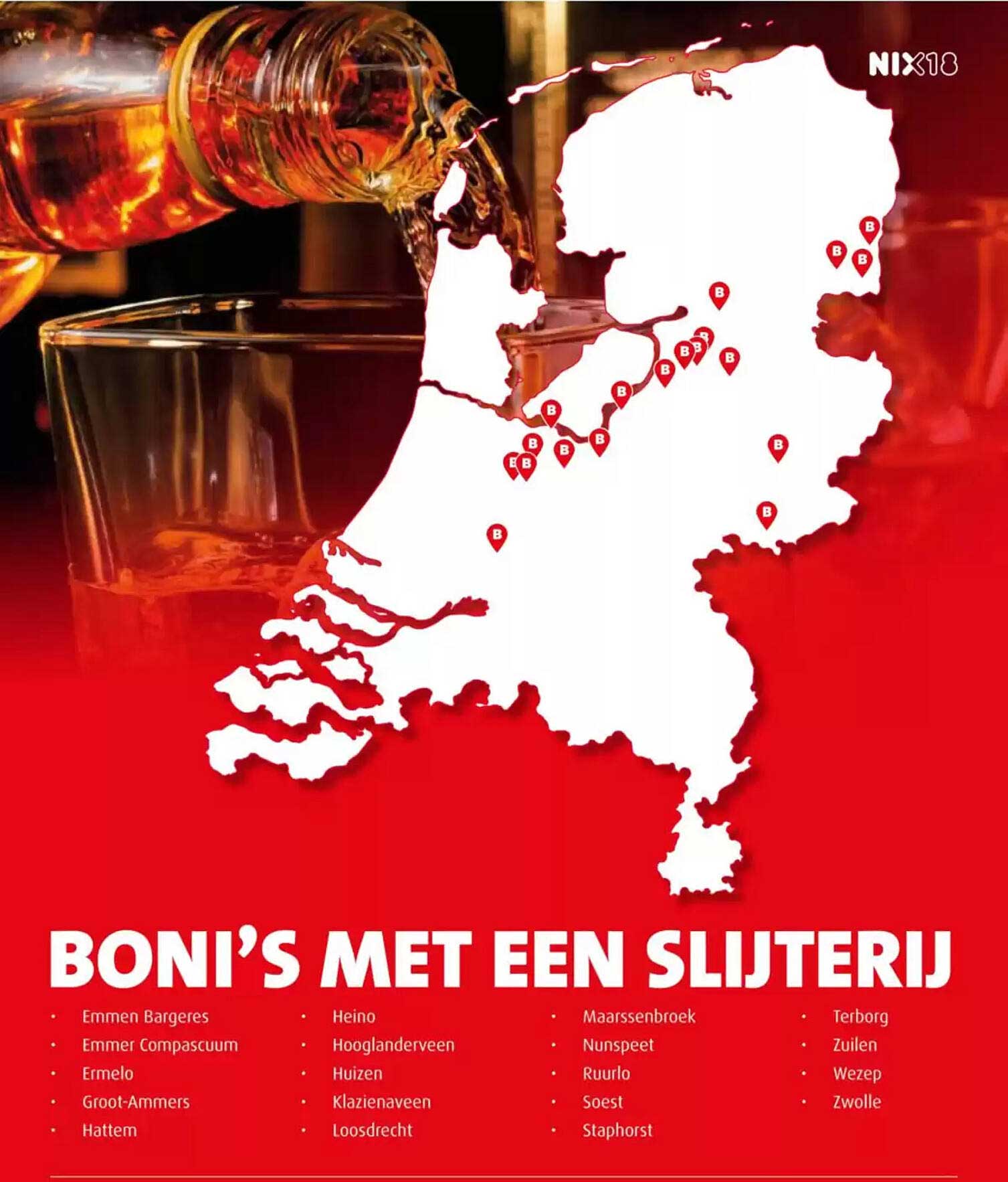 BONI'S MET EEN SLIJTERIJ