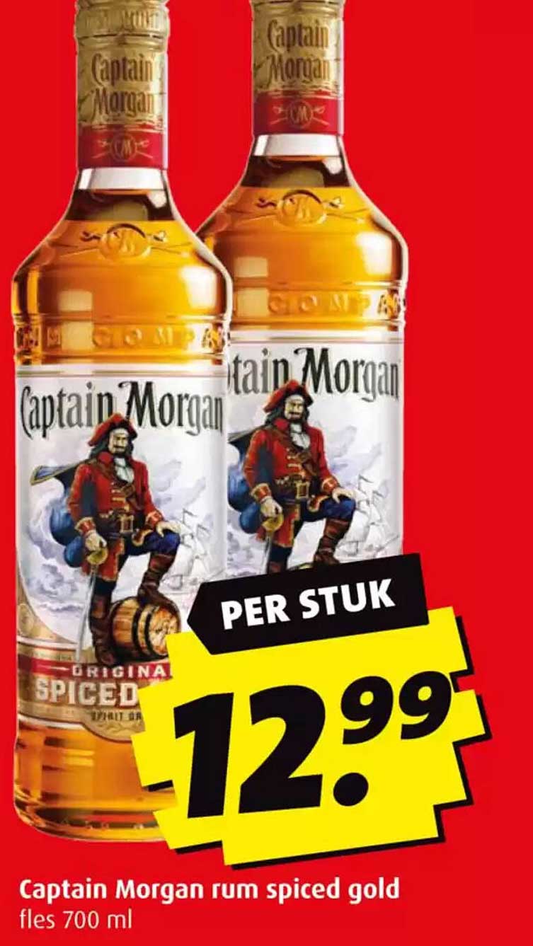 Captain Morgan rum spiced gold