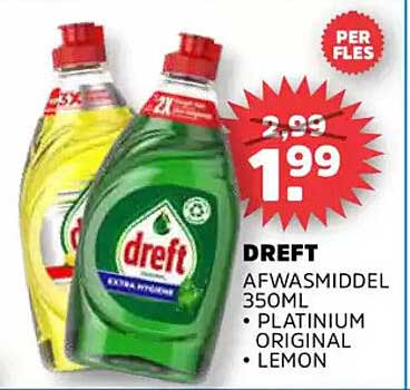 DREFT AFWASMIDDEL PLATINIUM ORIGINAL - LEMON