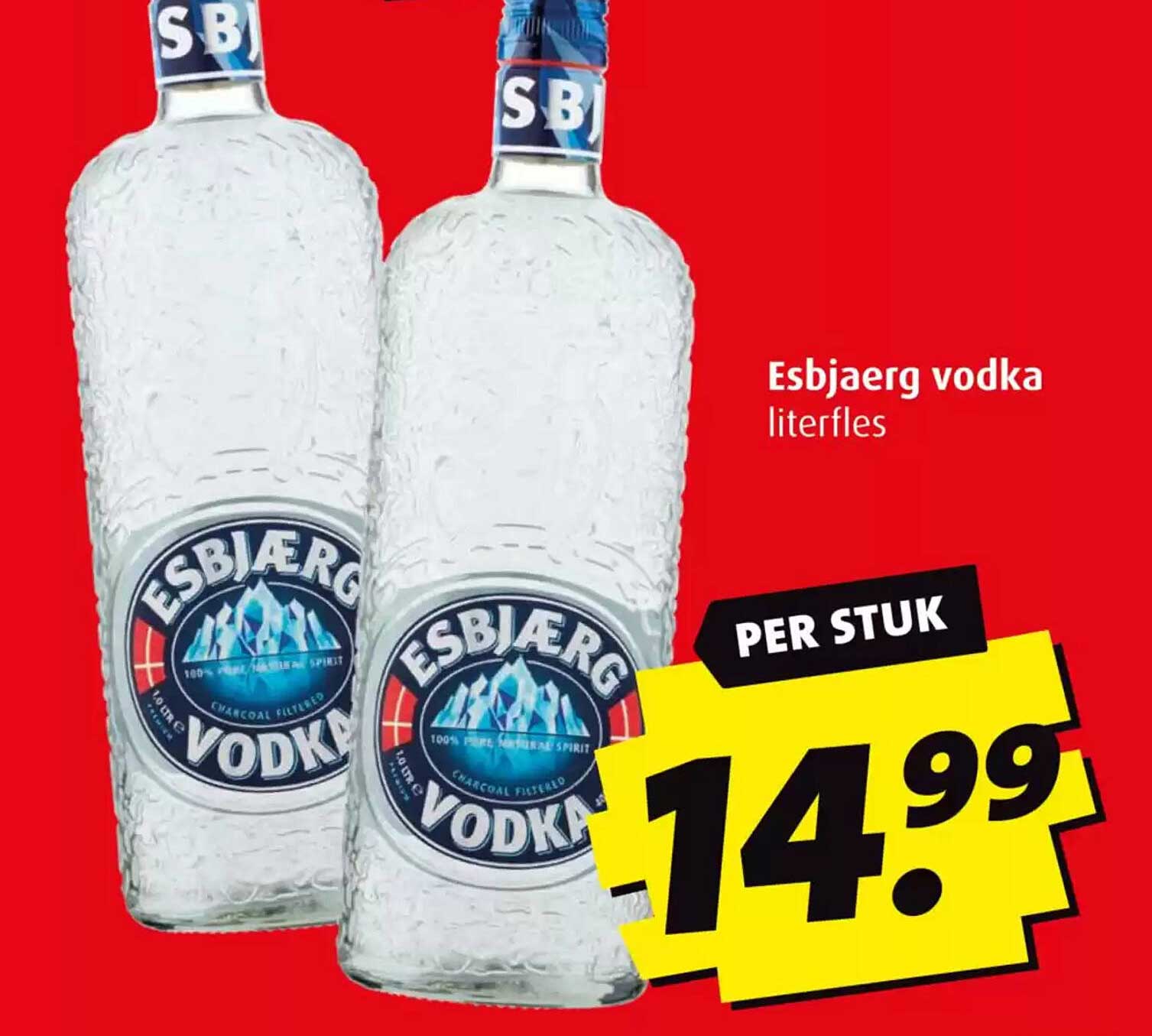 Esbjærg vodka literfles