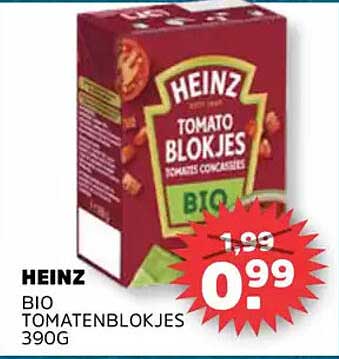 HEINZ BIO TOMATENBLOKJES