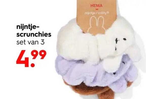 nijntje-scrunchies set van 3