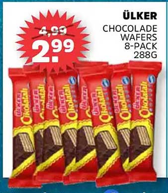 Ülker Chocolade Wafers 8-Pack