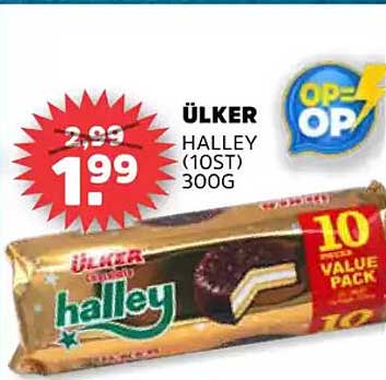 ÜLKER HALLEY (10ST) 300G