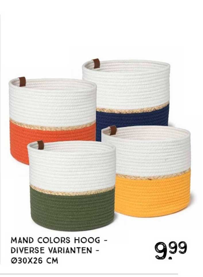 MAND COLORS HOOG - DIVERSE VARIANTEN