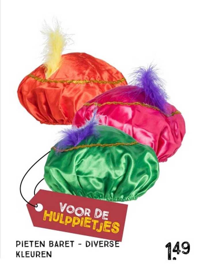 PIETEN BARET - DIVERSE KLEUREN