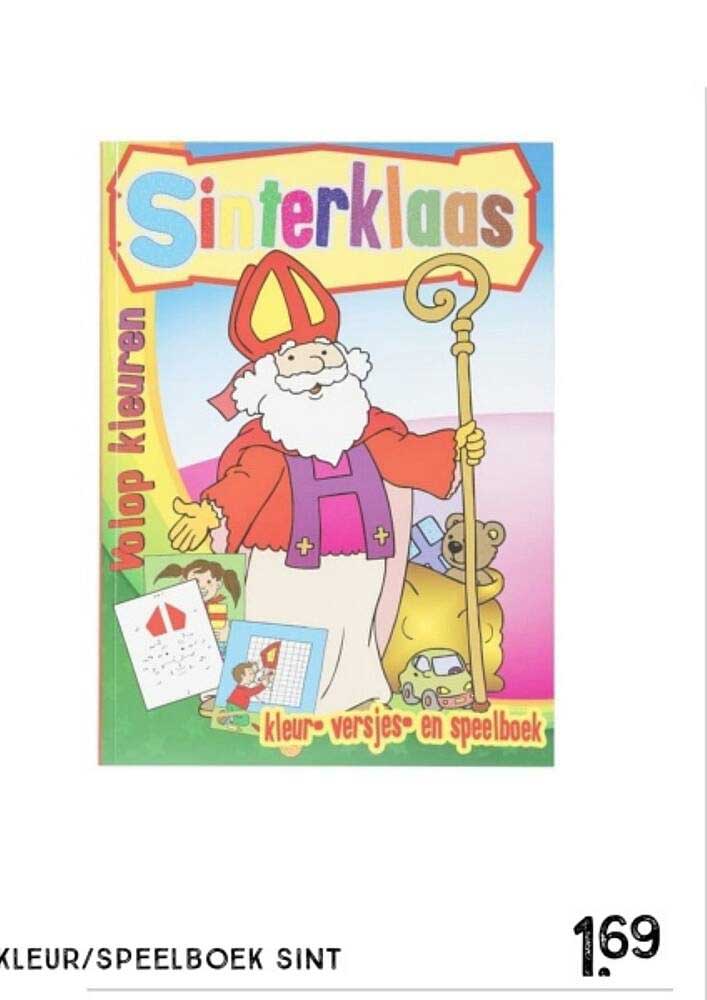 Sinterklaas kleur- versjes en speelboek