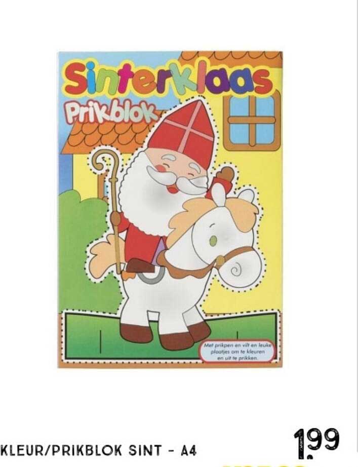 Sinterklaas Prikblok