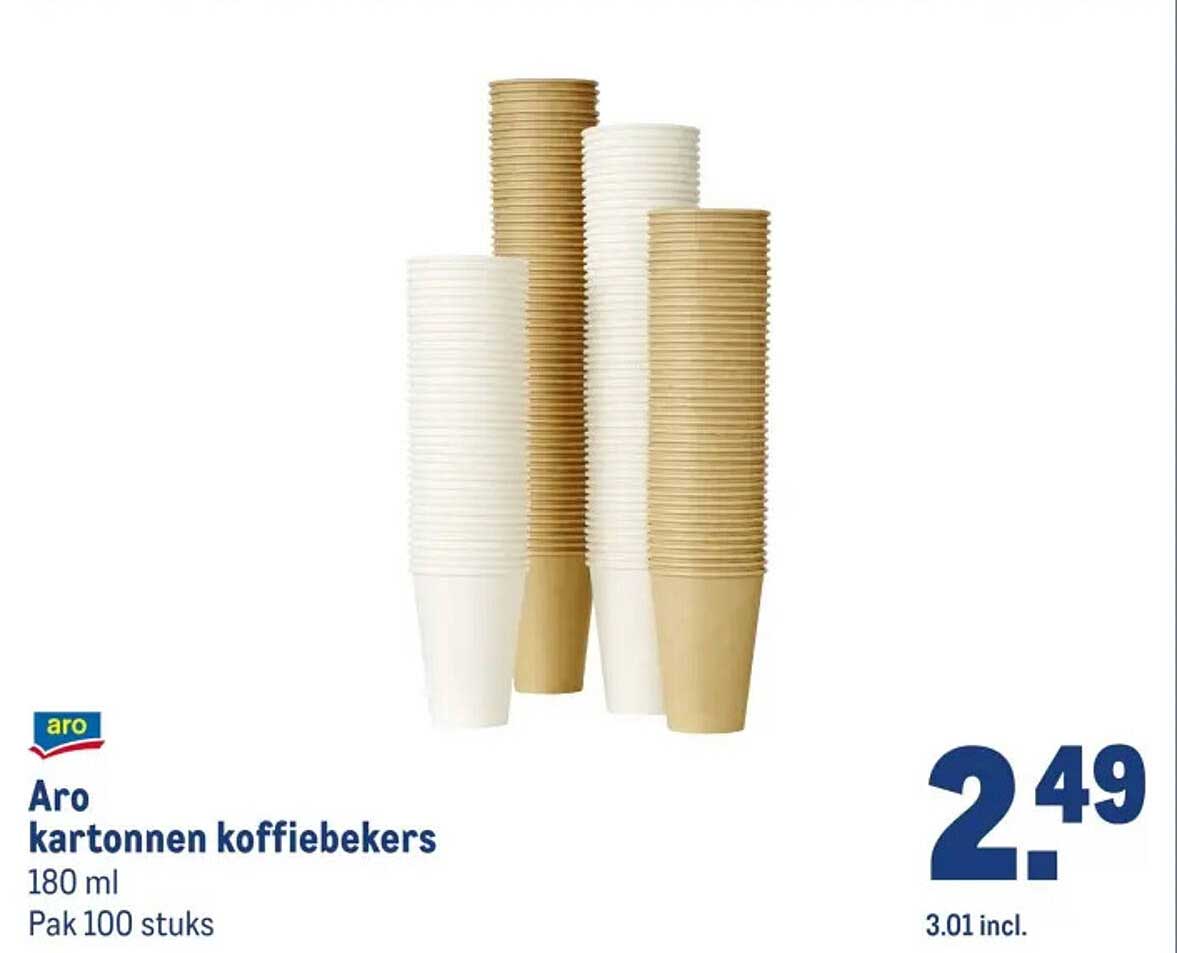 Aro kartonnen koffiebekers