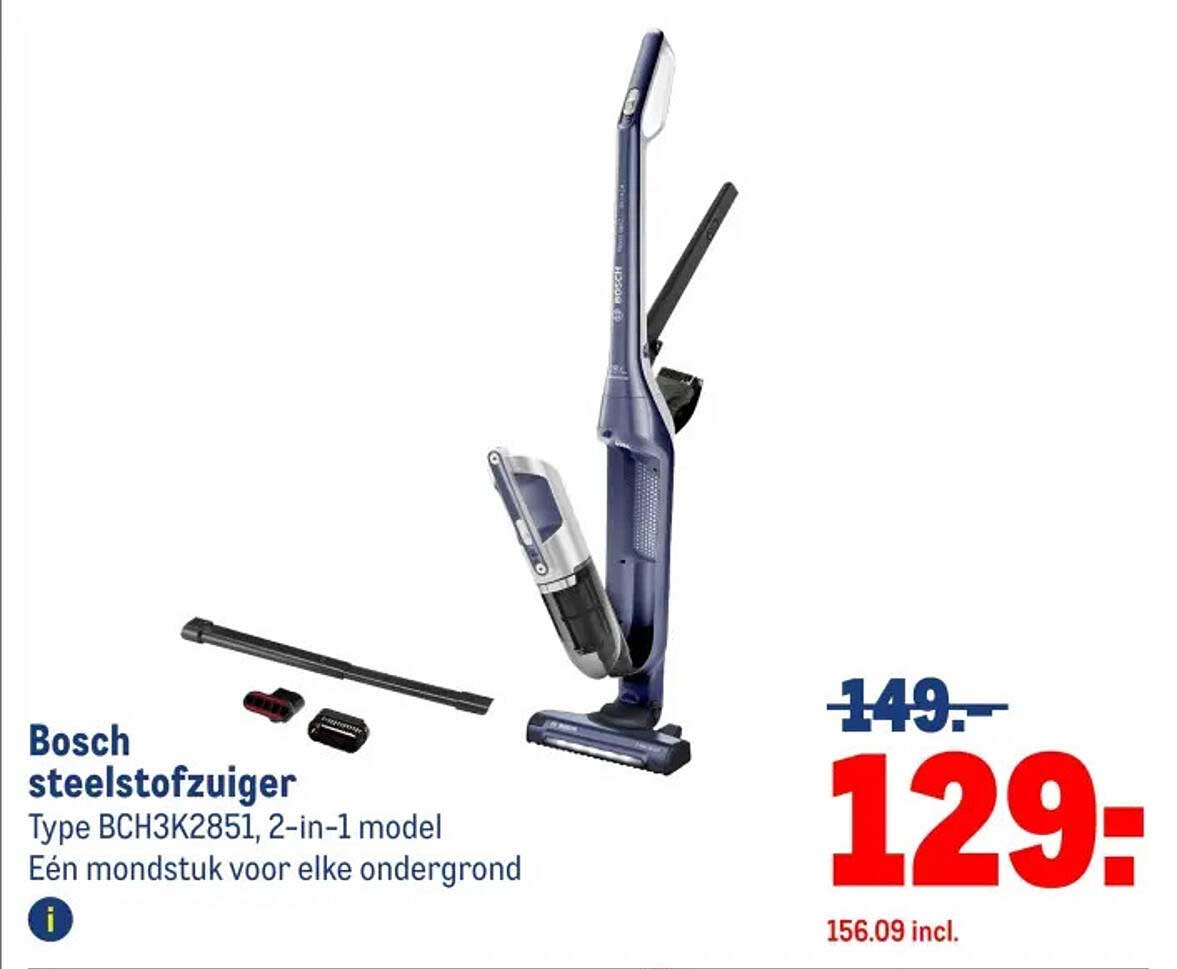 Bosch steelstofzuiger