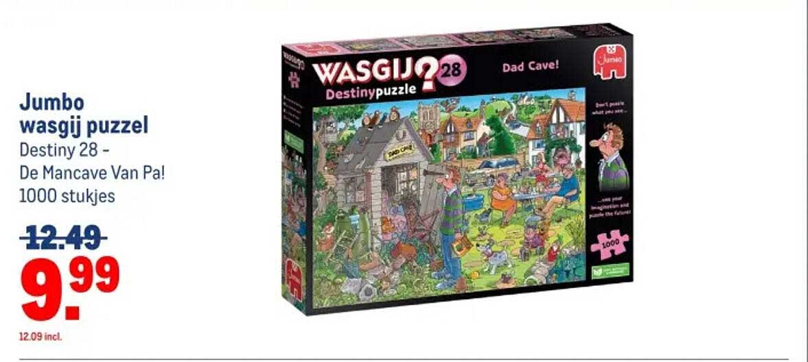 Jumbo wasgij puzzel Destiny 28 - De Mancave Van Pa!