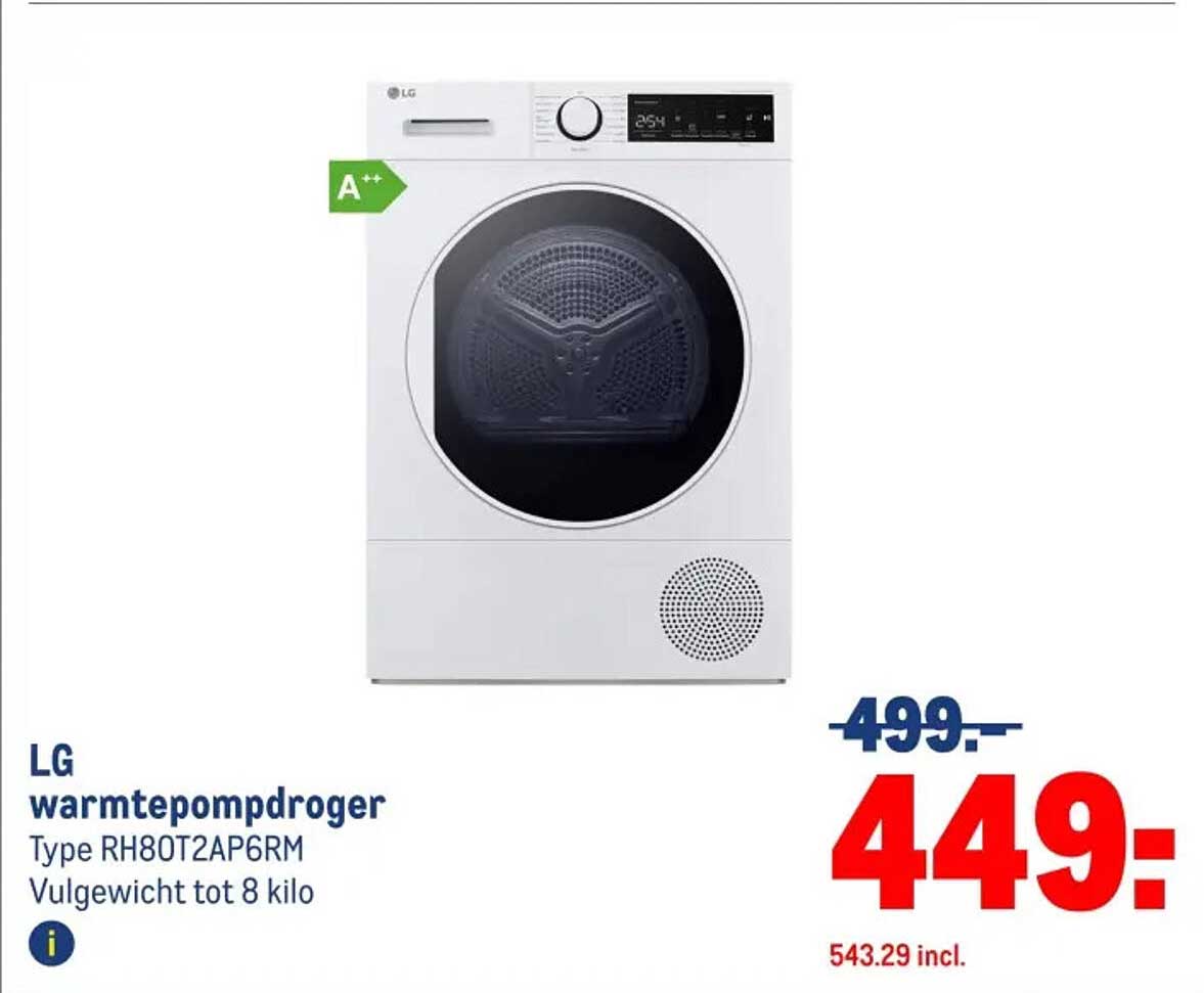 LG warmtepompdroger