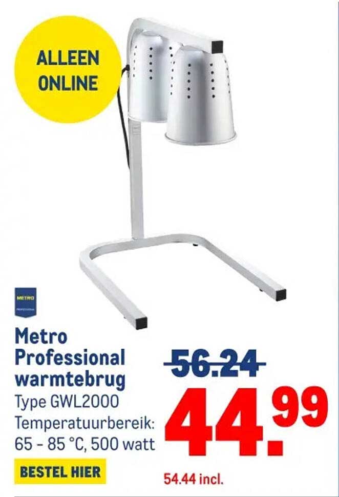 Metro Professional warmtebrug