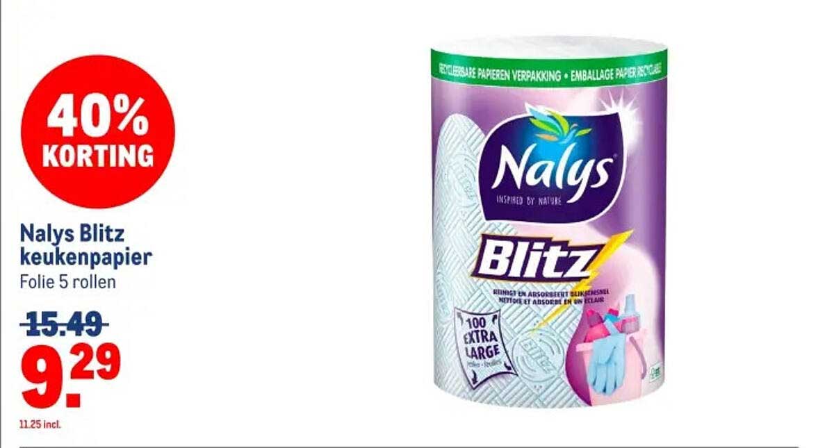 Nalys Blitz keukenpapier