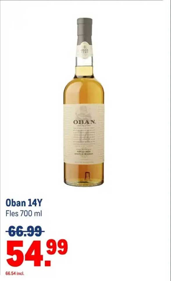 Oban 14Y Fles 700 ml