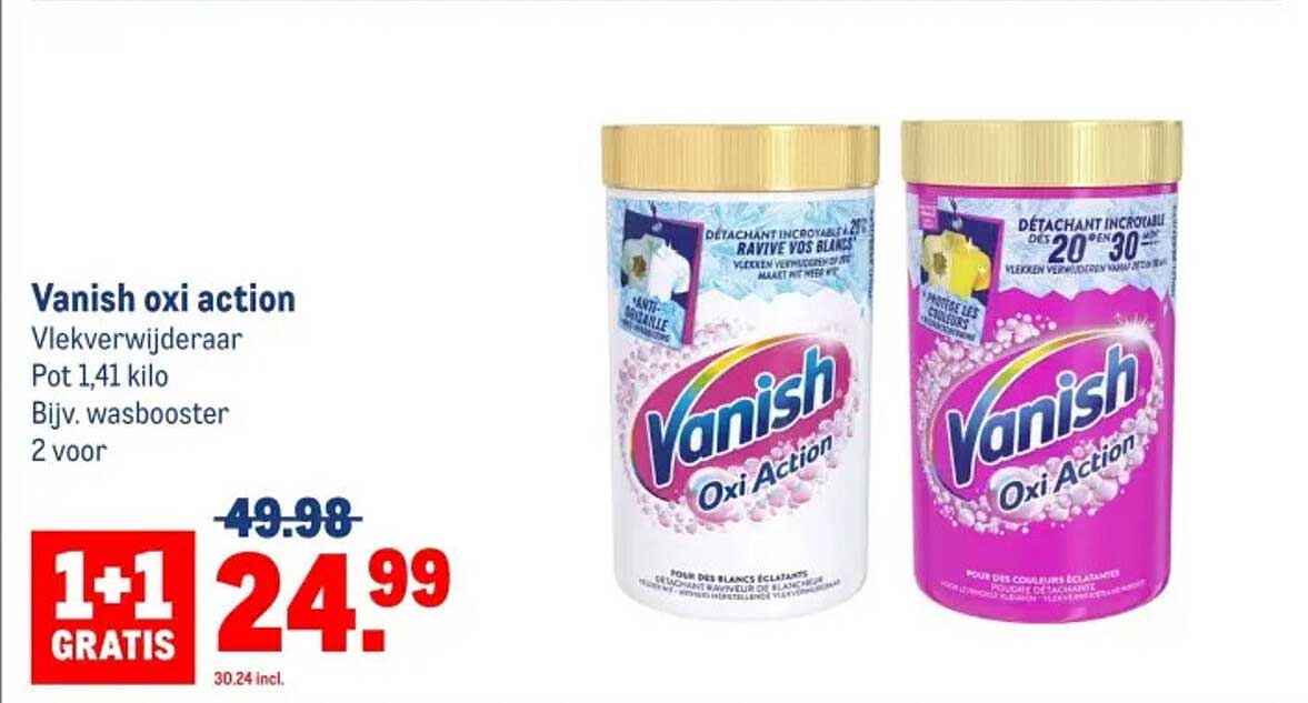 Vanish oxi action