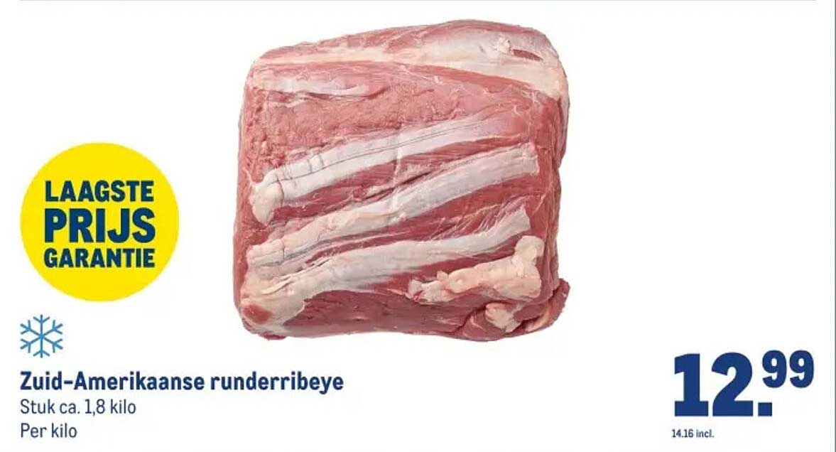 Zuid-Amerikaanse runderribeye