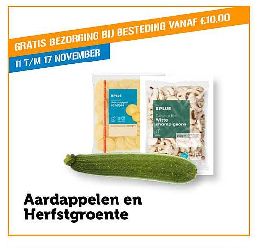 Aardappelen en Herfstgroente