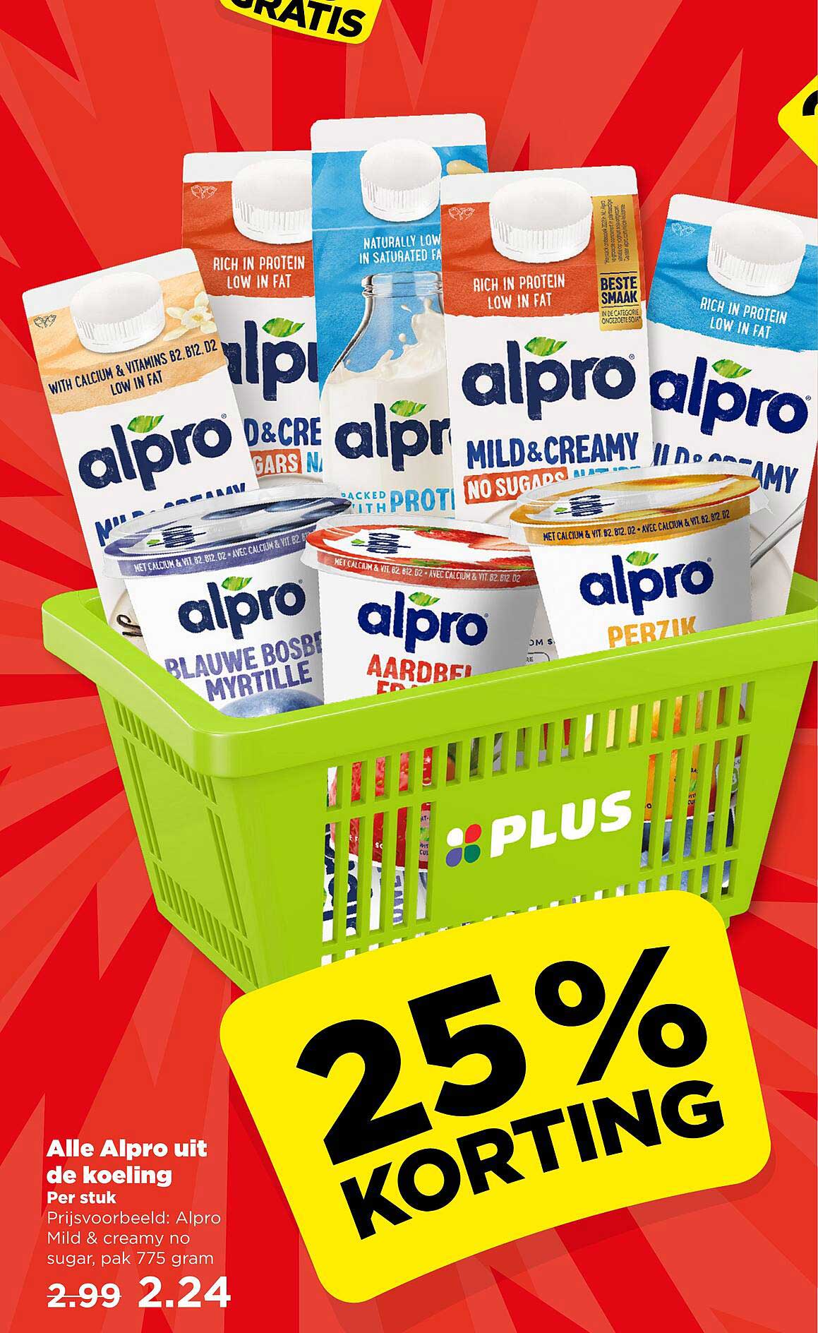 Alle Alpro uit de koeling