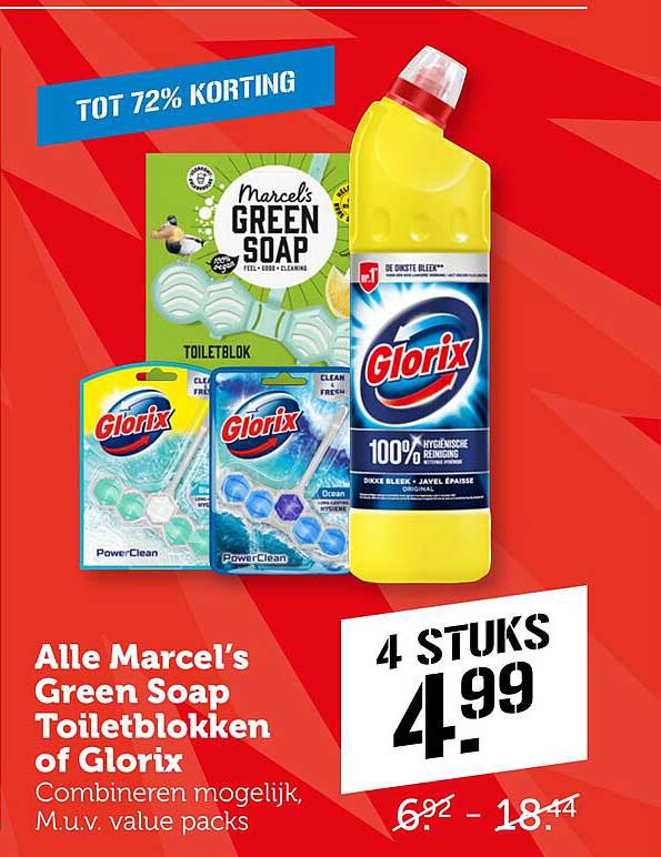 Alle Marcel's Green Soap Toiletblokken of Glorix