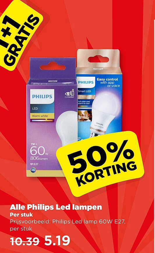 Alle Philips Led lampen