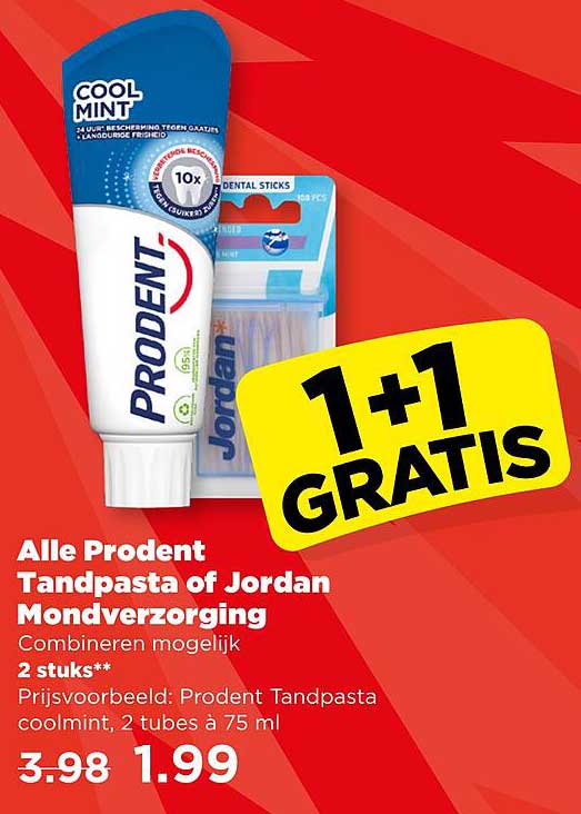 Alle Prodent Tandpasta of Jordan Mondverzorging