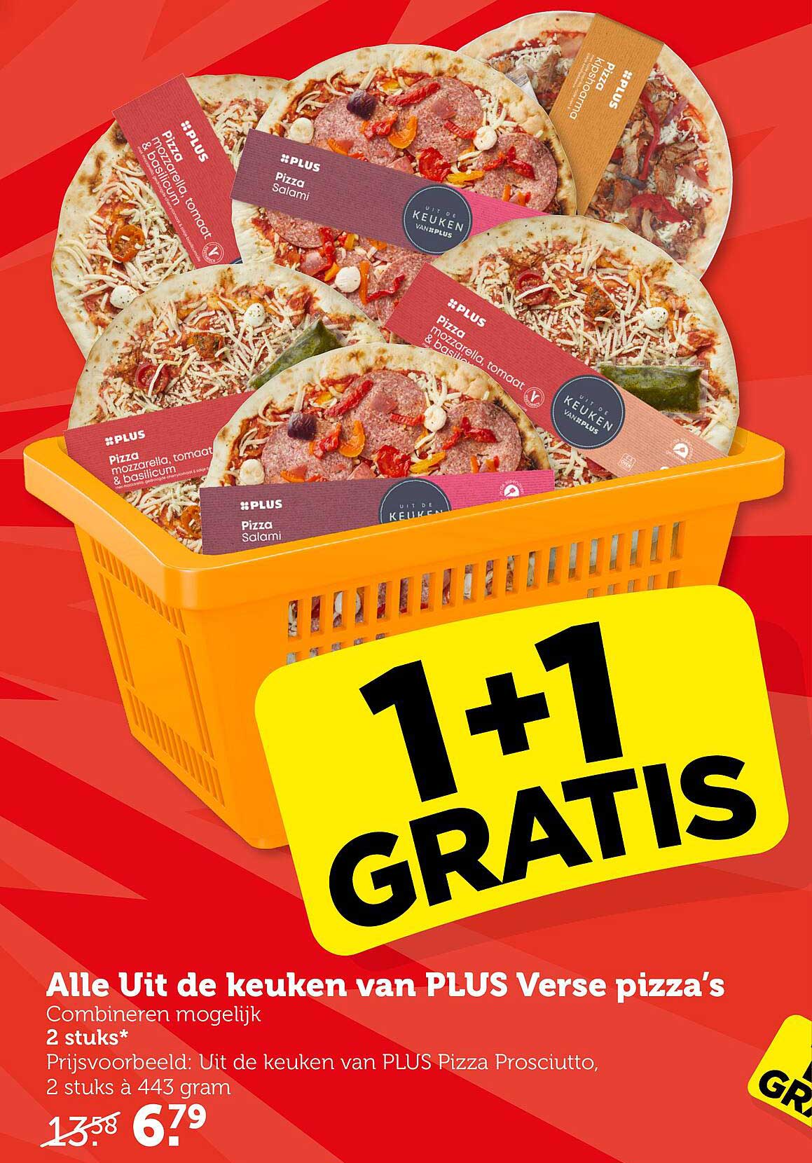 Alle Uit de keuken van PLUS Verse pizza’s