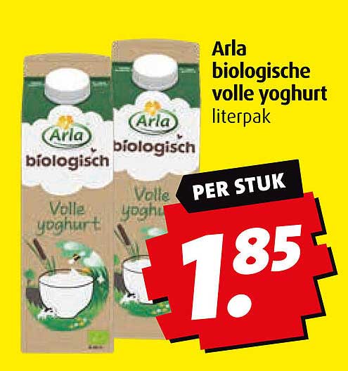 Arla biologische volle yoghurt