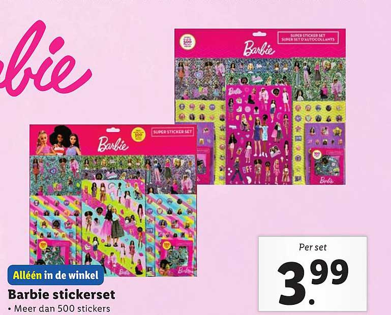 Barbie stickerset