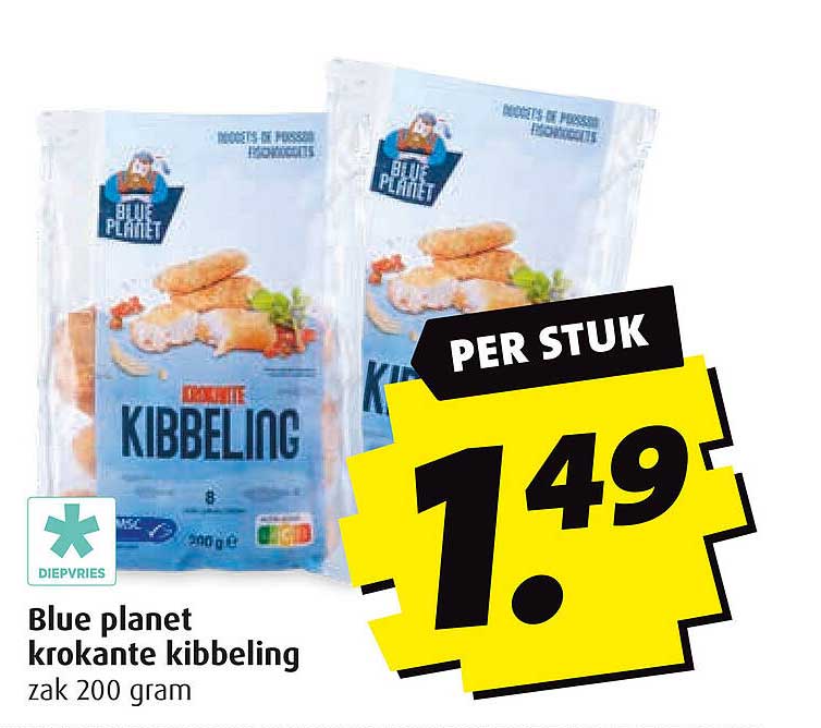 Blue planet krokante kibbeling