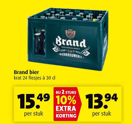 Brand bier