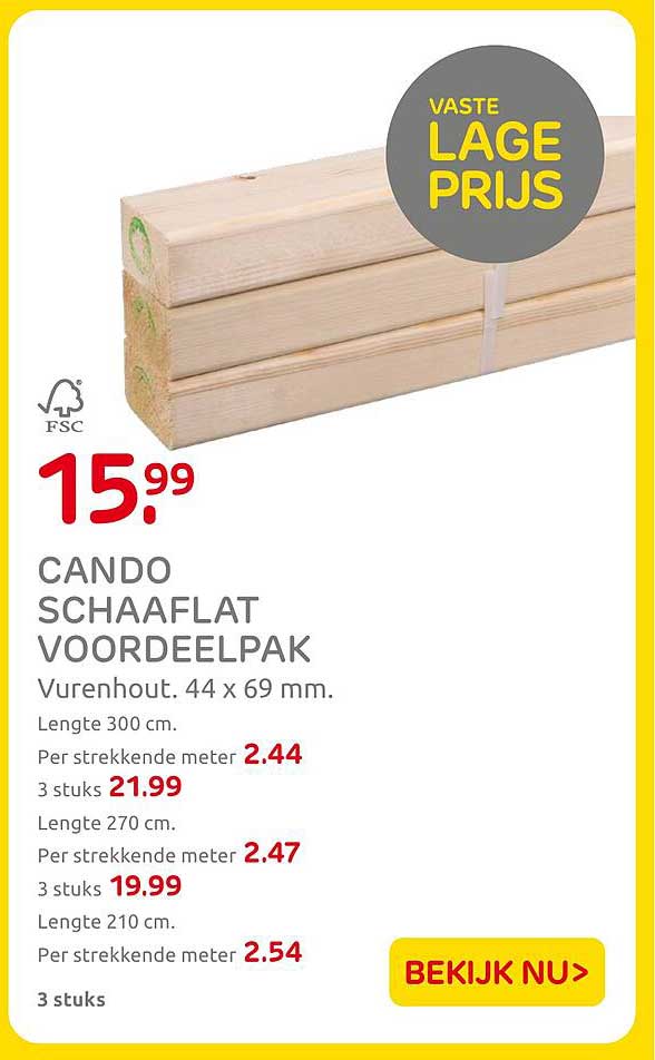 CANDO SCHAAFLAT VOORDEELPAK