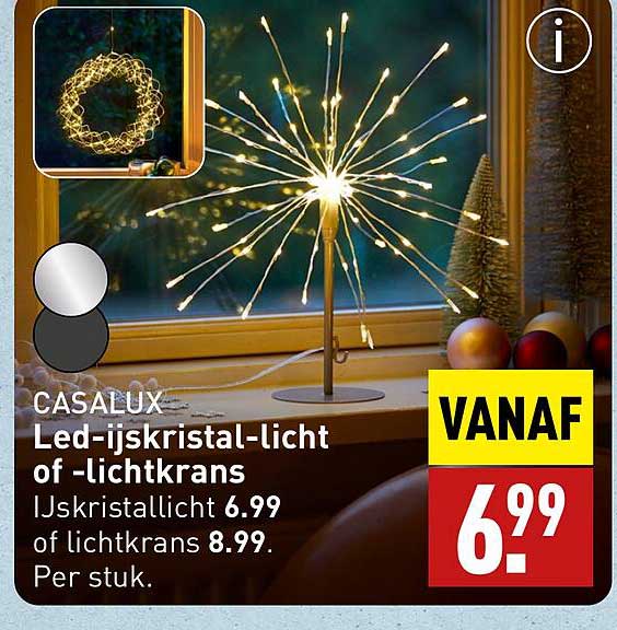 CASALUX Led-ijskristal-licht of -lichtkrans