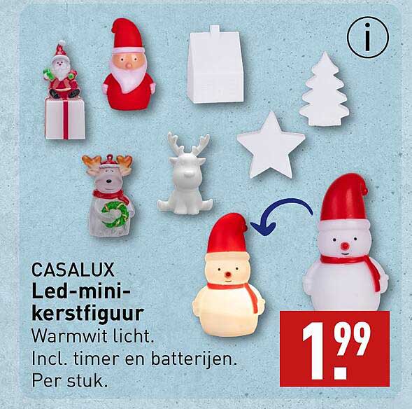 CASALUX Led-mini-kerstfiguur