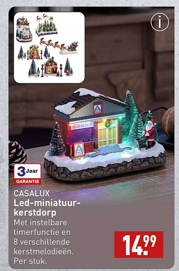 CASALUX Led-miniatuur-kerstdorp