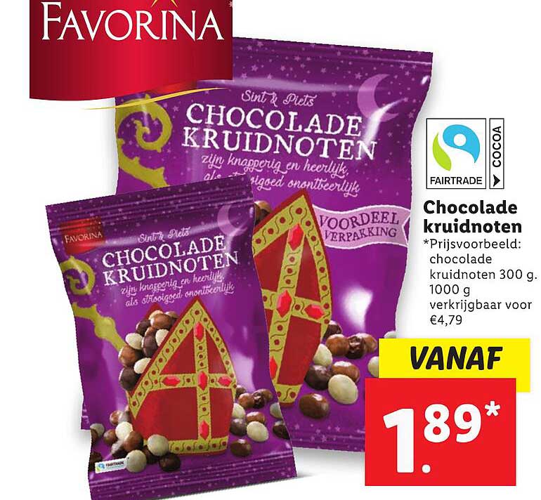 Chocolade kruidnoten