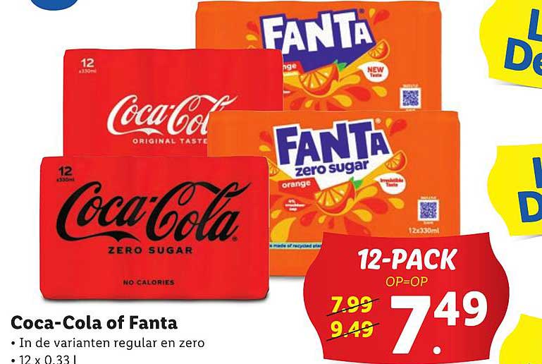 Coca-Cola of Fanta