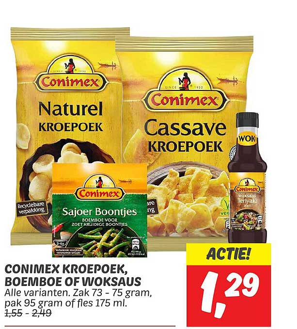 CONIMEX KROEPOEK, BOEMBOE OF WOKSAUS