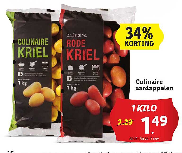 Culinaire aardappelen