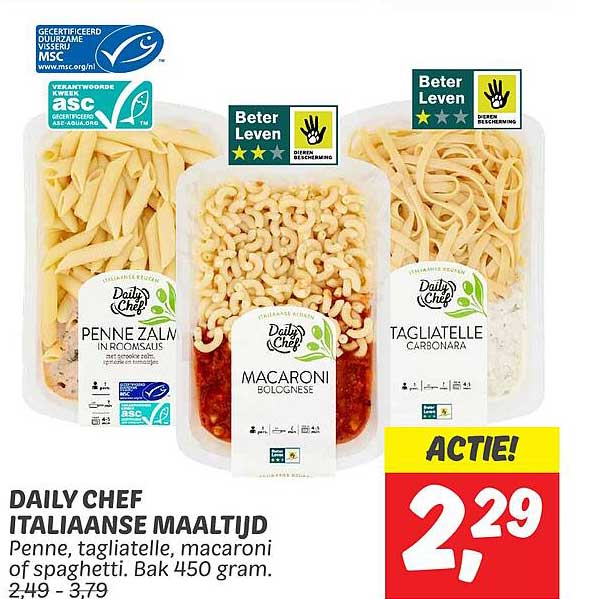 DAILY CHEF ITALIAANSE MAALTIJD