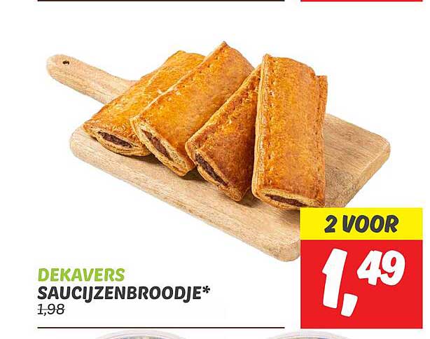 DEKAVERS SAUCIZENBROODJE*