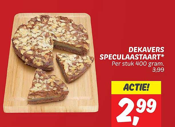 DEKAVERS SPECULASTAART*