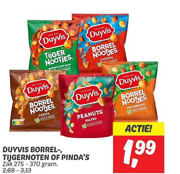 DUYVIS BORREL-, TIJGERNOTEN OF PINDA'S