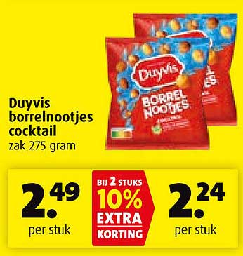 Duyvis borrelnootjes cocktail