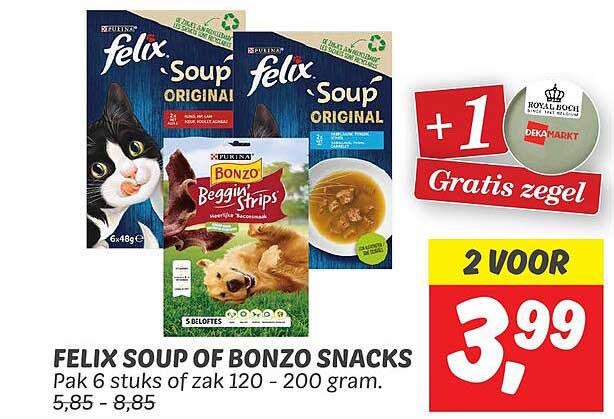 FELIX SOUP OF BONZO SNACKS