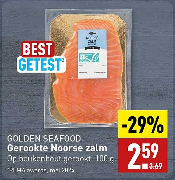 GEROOKTE NOORSE ZALM