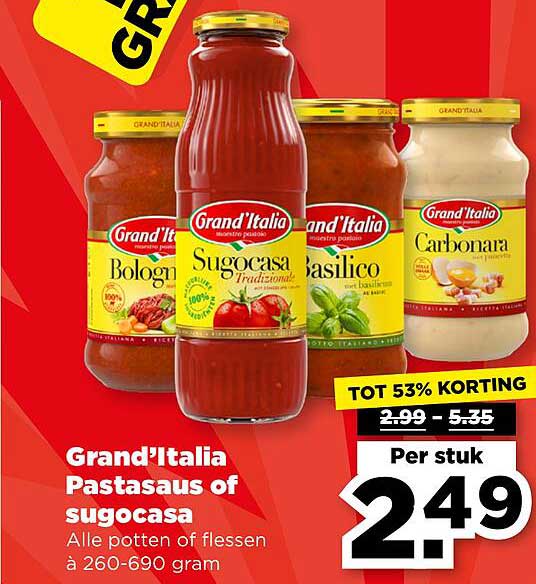 Grand’Italia Pastasaus of sugocasa