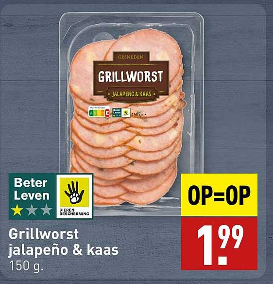 Grillworst jalapeño & kaas