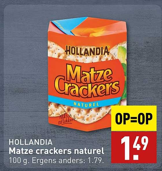 Hollandia Matze crackers naturel