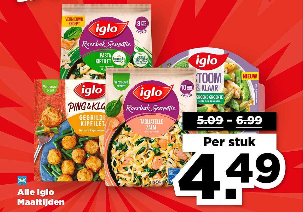 Iglo Roerbak Sensatie Tagliatelle Zalm